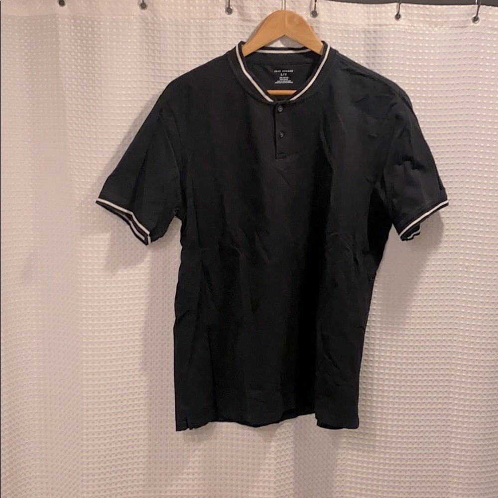 Club Monaco Granddad Collar Polo